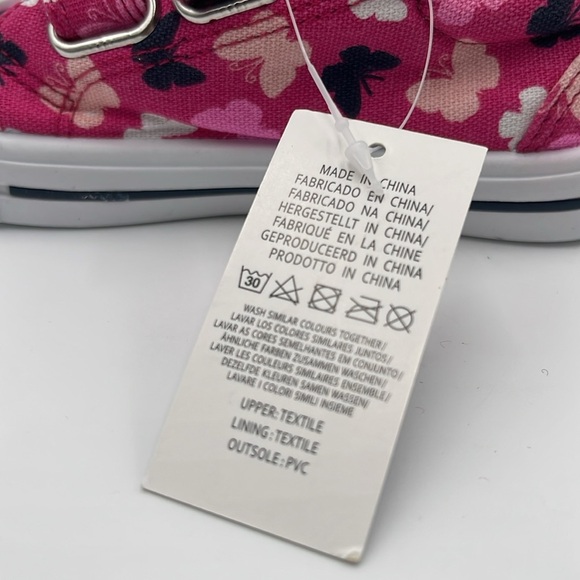 NWT KomfortMe Toddler Butterflies Pink size 9 - Picture 13 of 14